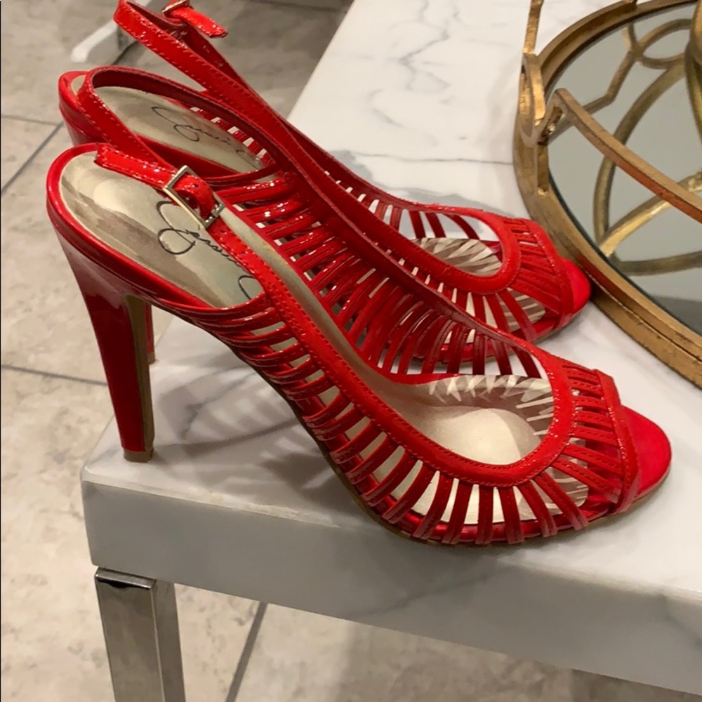 Brand new Jessica Simpson’s red heels size 8 1/2
